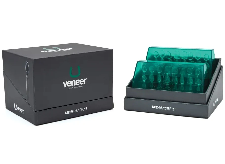 کیت کامل یوونیر قالب پیش ساخته کامپوزیت Ultradent U Veneer - 32 عددی