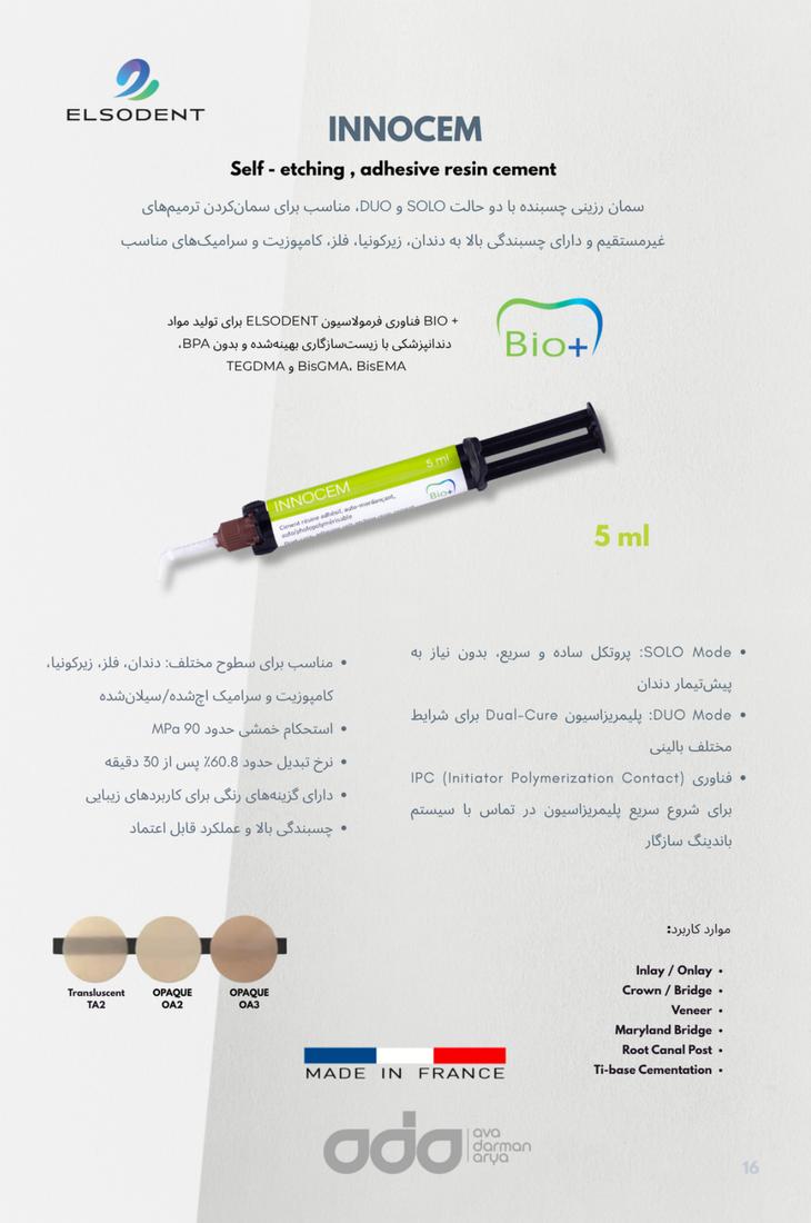 سمان رزینی دوال کیور اینوسم السودنت (Elsodent Innocem) - 2